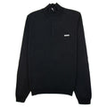 Hugo Boss Zallo Curved Logo Zip Sweater Black 001