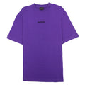 Balenciaga Embroidered Medium Fit Logo T Shirt Purple 5162