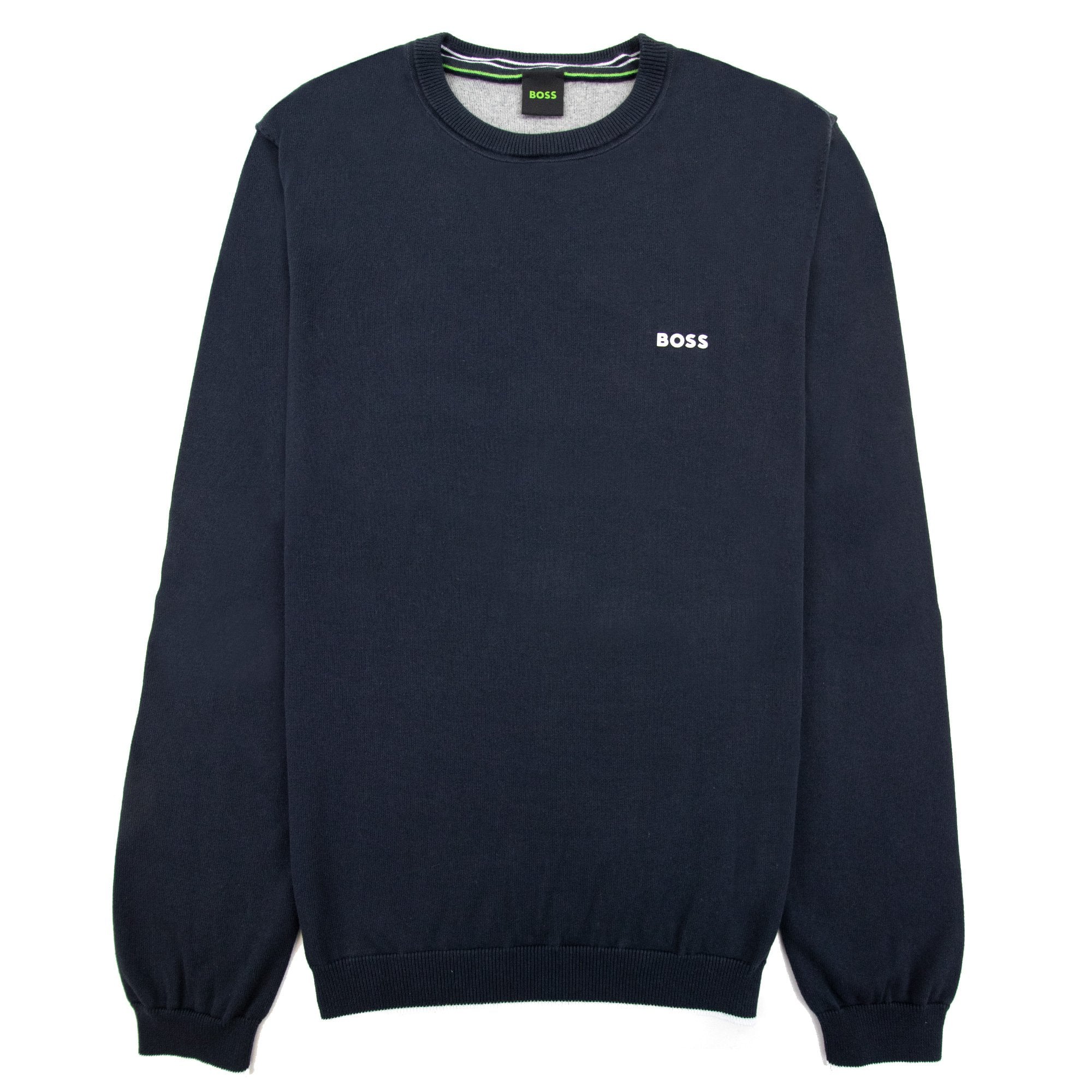 Hugo Boss Rallo Curved Logo Sweater Navy 402
