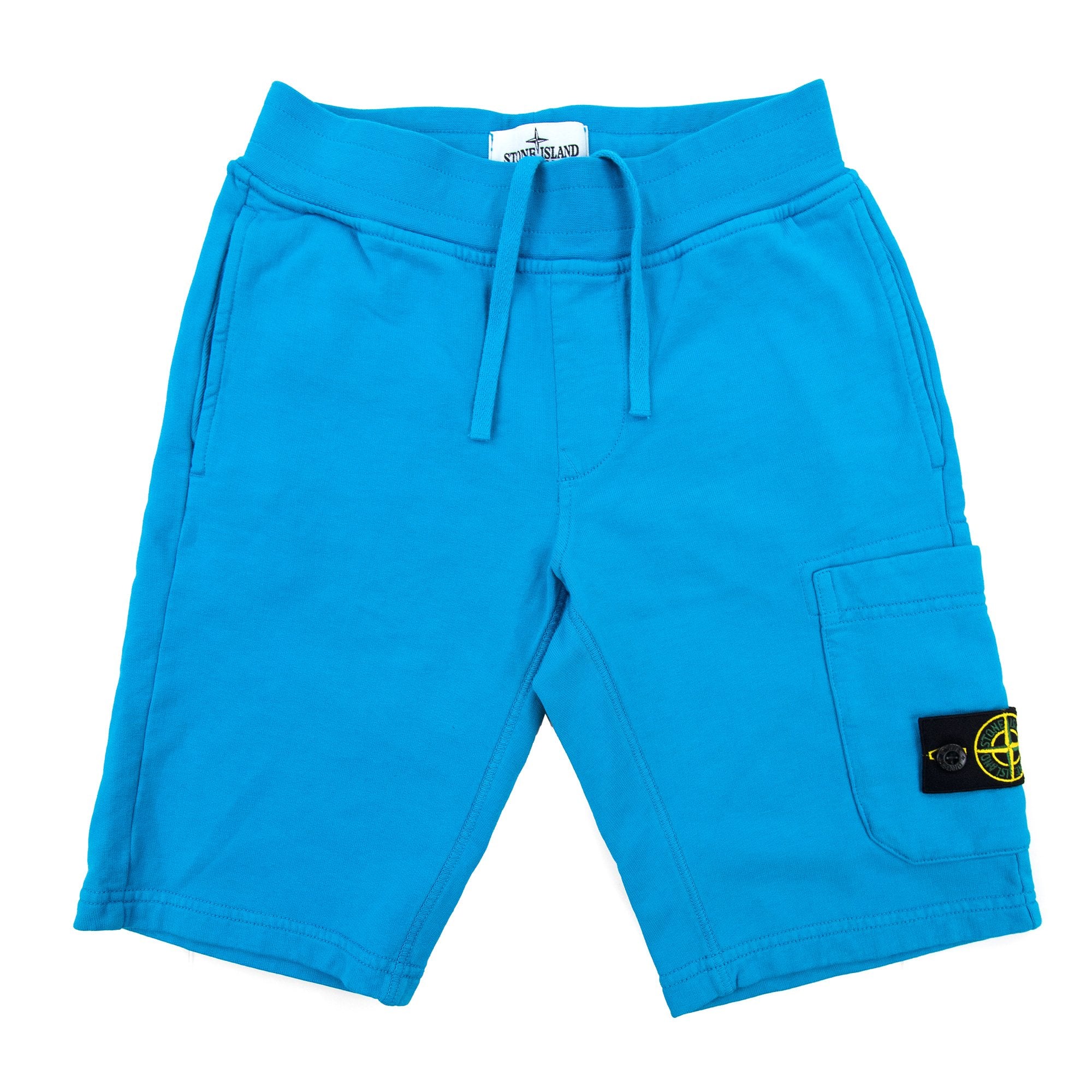 Stone Island Junior S/s Shorts Turquoise
