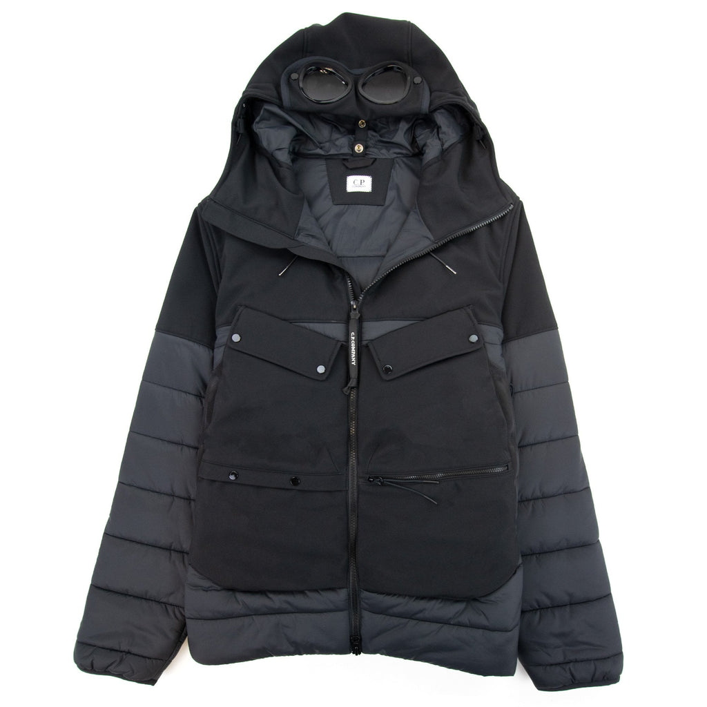 Cp Company Cp Shell R Mixed Goggle Jacket Black 999