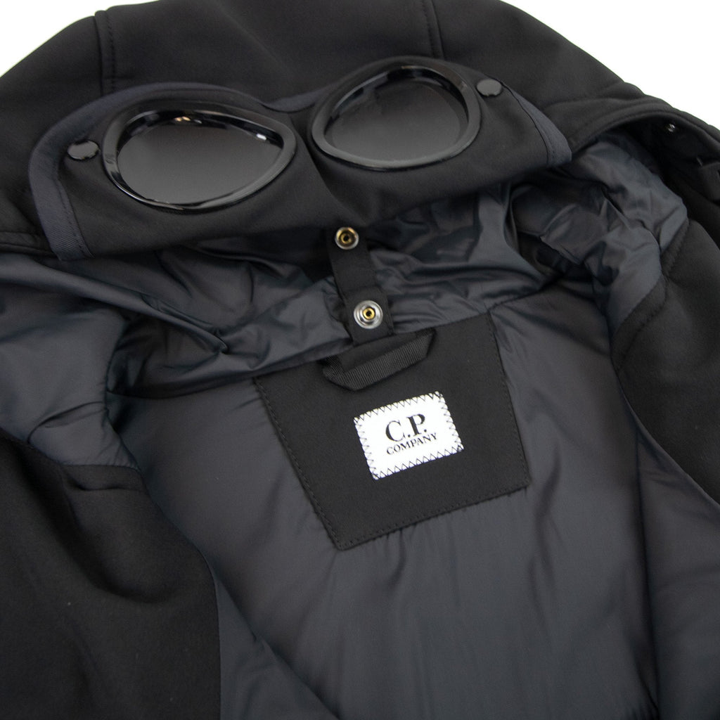 Cp Company Cp Shell R Mixed Goggle Jacket Black 999