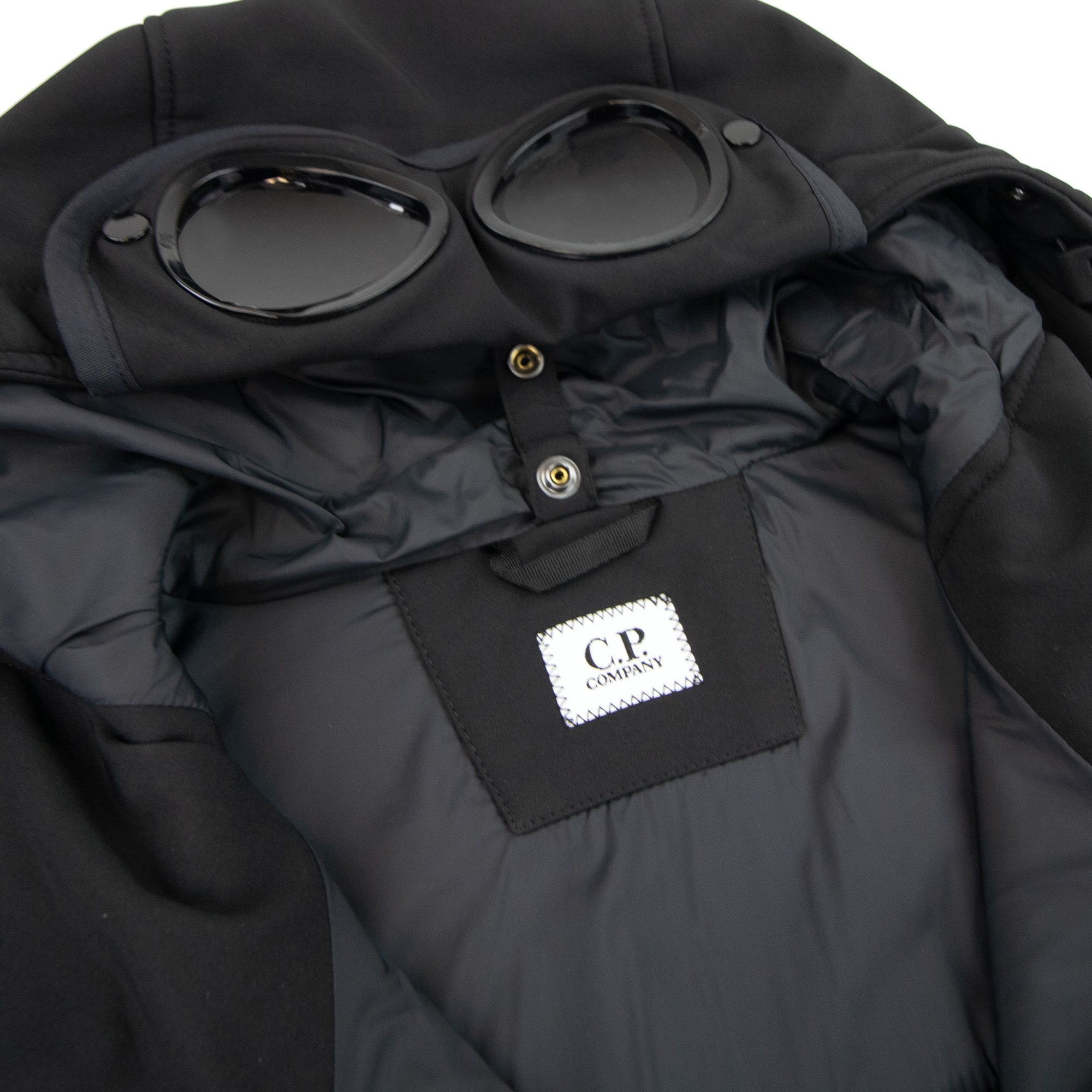 Cp Company Cp Shell R Mixed Goggle Jacket Black 999