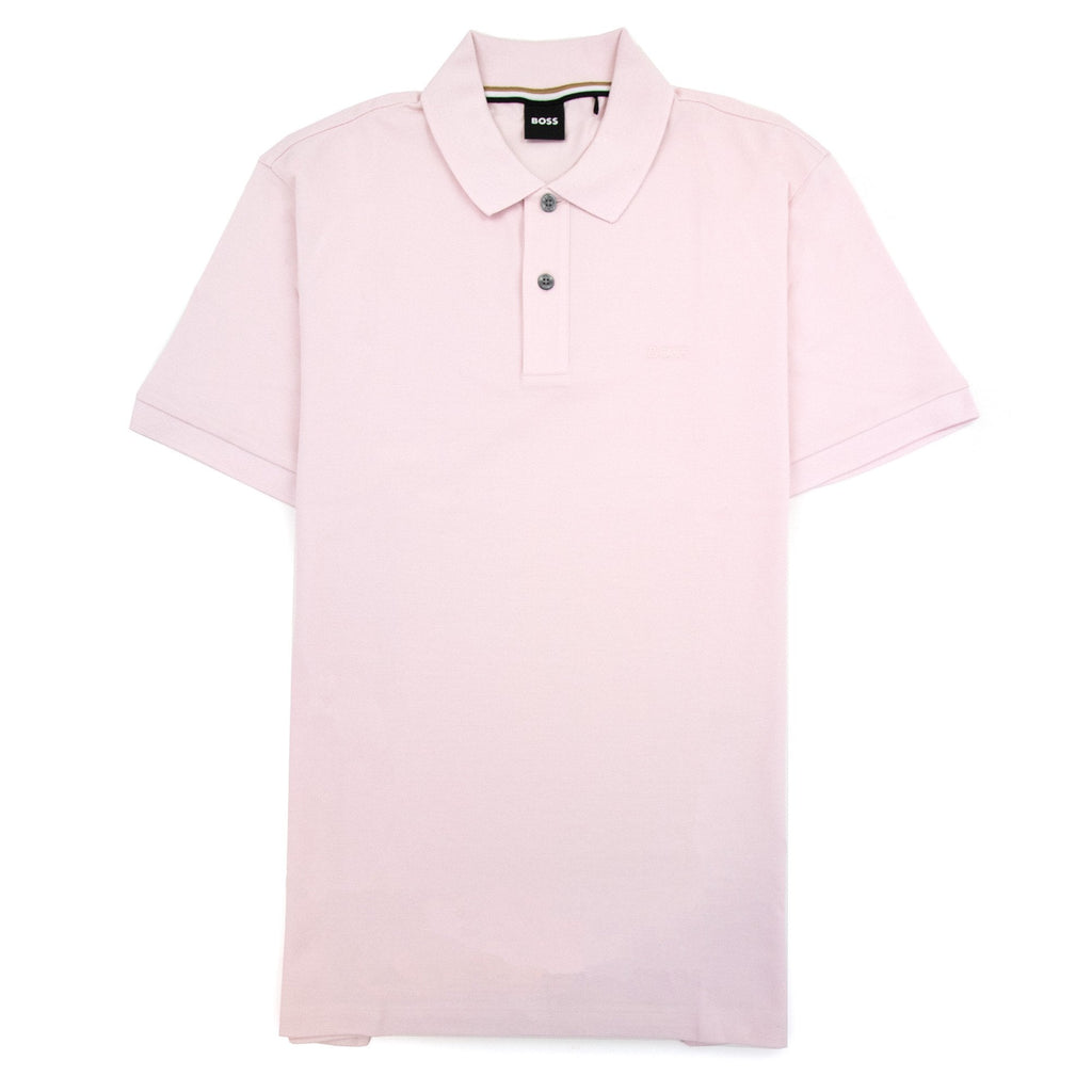 Hugo Boss Pallas Embroidered Logo S/s Polo Pink 684