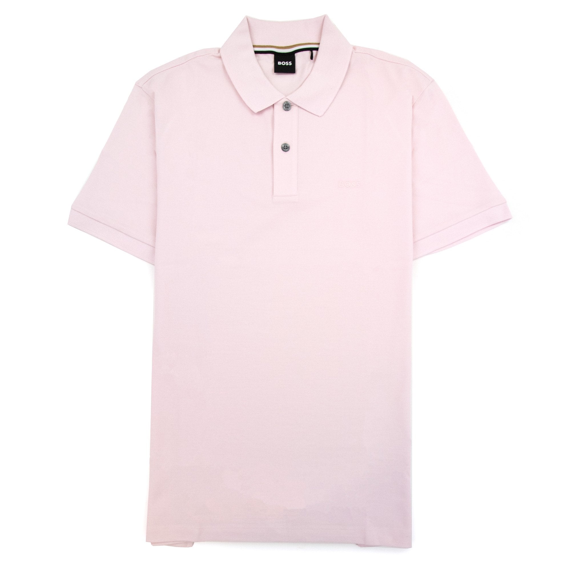 Hugo Boss Pallas Embroidered Logo S/s Polo Pink 684