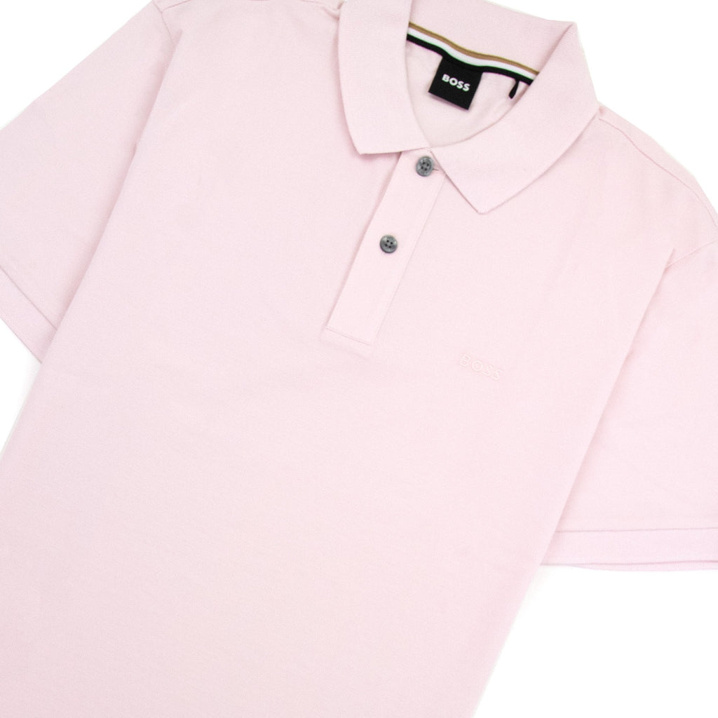 Hugo Boss Pallas Embroidered Logo S/s Polo Pink 684