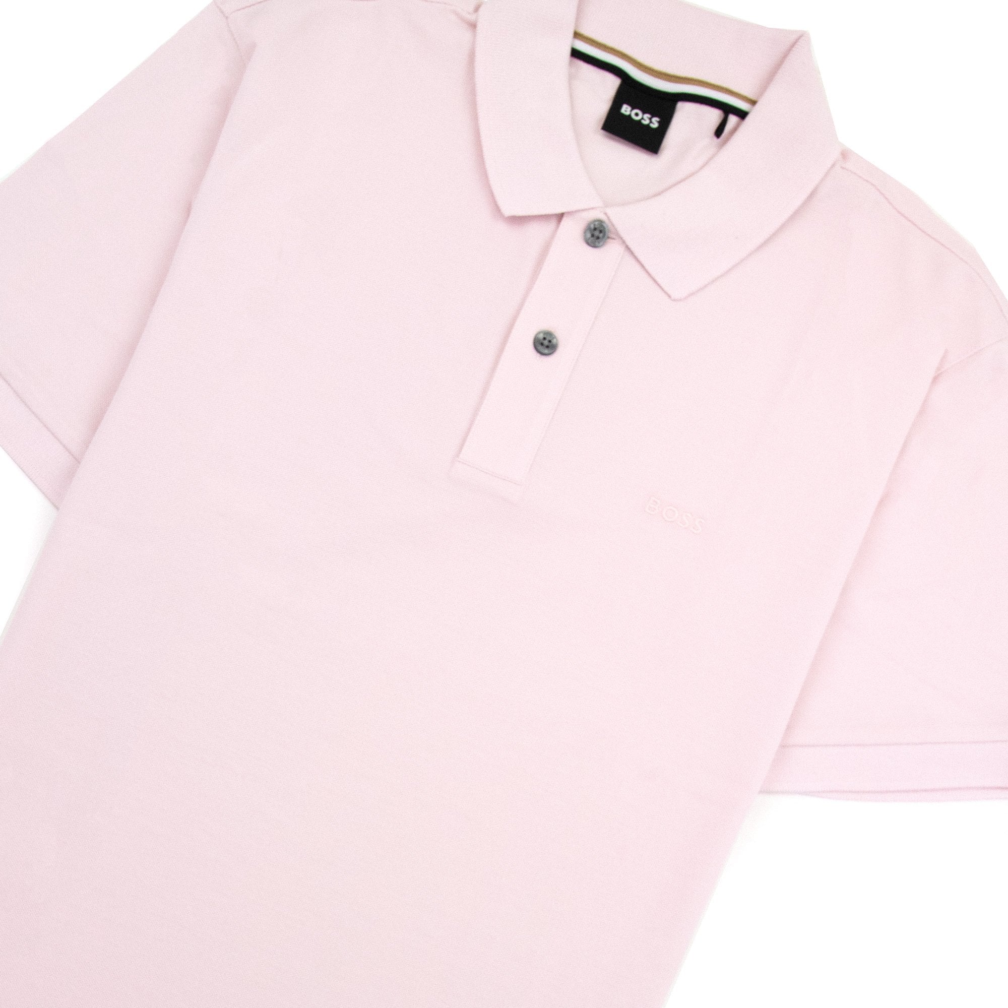 Hugo Boss Pallas Embroidered Logo S/s Polo Pink 684