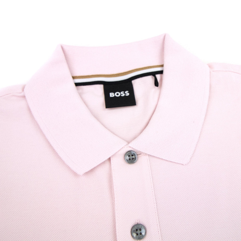 Hugo Boss Pallas Embroidered Logo S/s Polo Pink 684