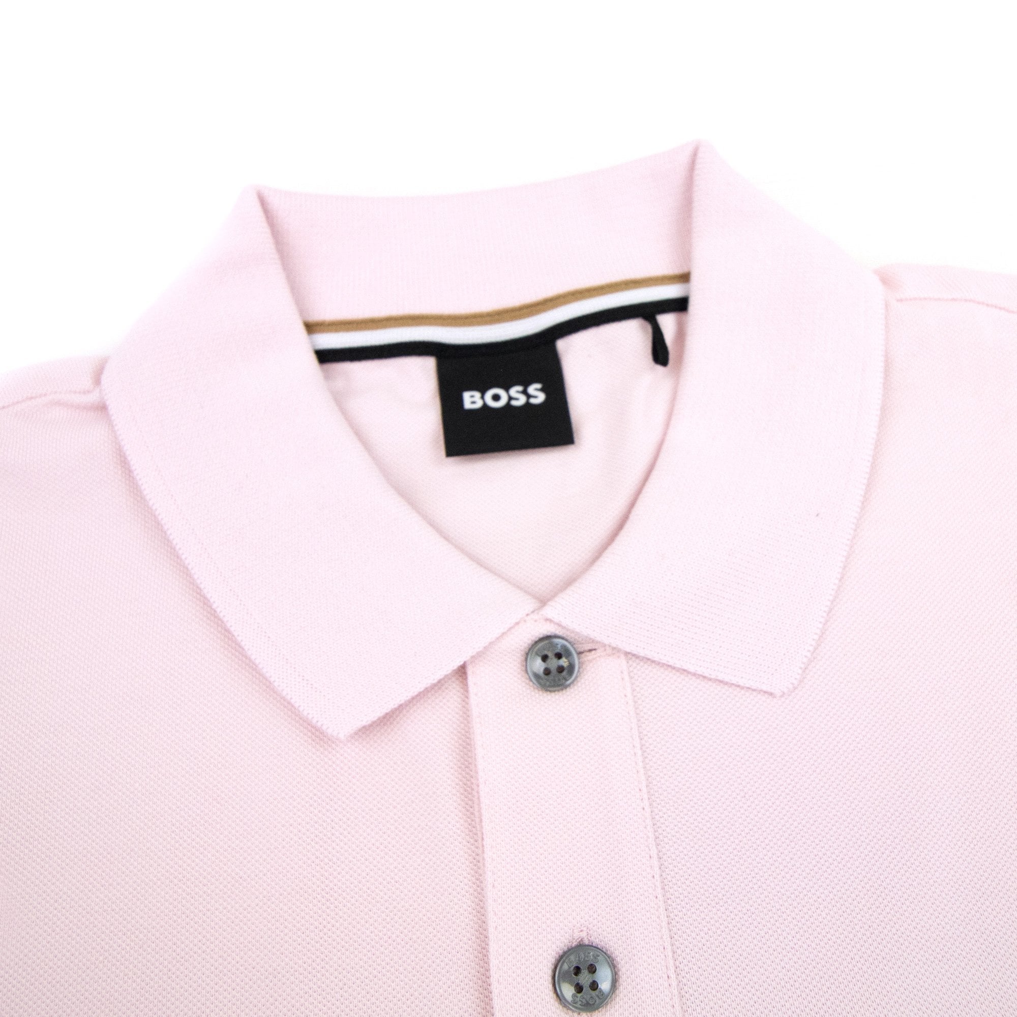 Hugo Boss Pallas Embroidered Logo S/s Polo Pink 684