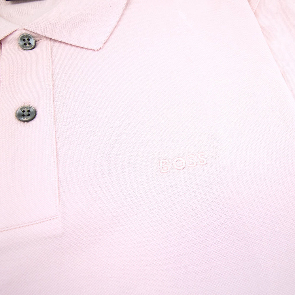 Hugo Boss Pallas Embroidered Logo S/s Polo Pink 684