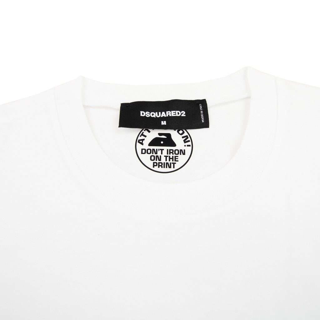 Dsquared2 Dsq2 Arcade Games Cool T Shirt White 100