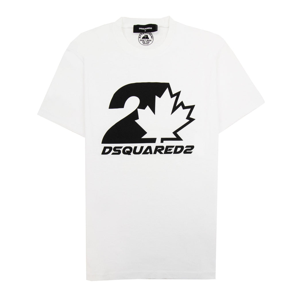 Dsquared2 Dsq2 Logo Cool T Shirt White 100