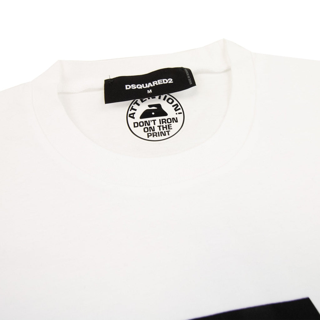 Dsquared2 Dsq2 Logo Cool T Shirt White 100