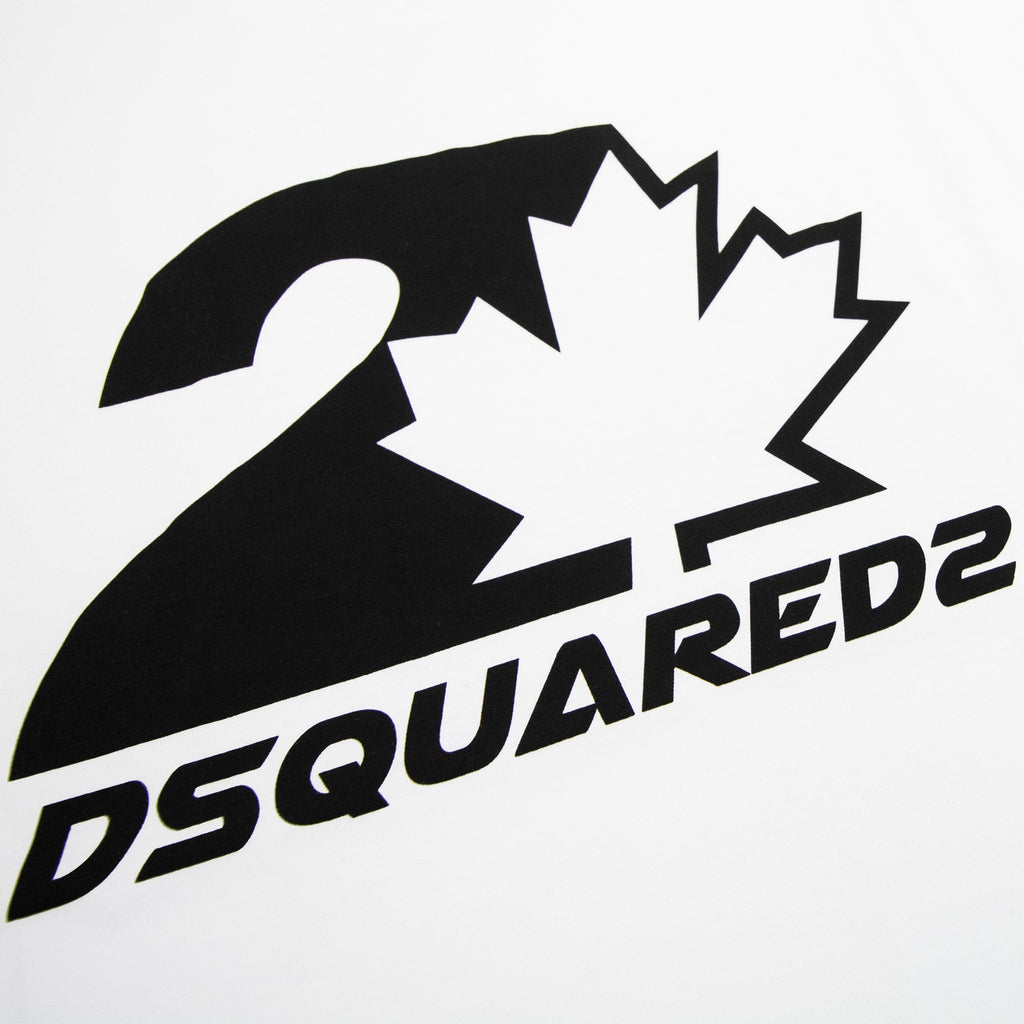 Dsquared2 Dsq2 Logo Cool T Shirt White 100