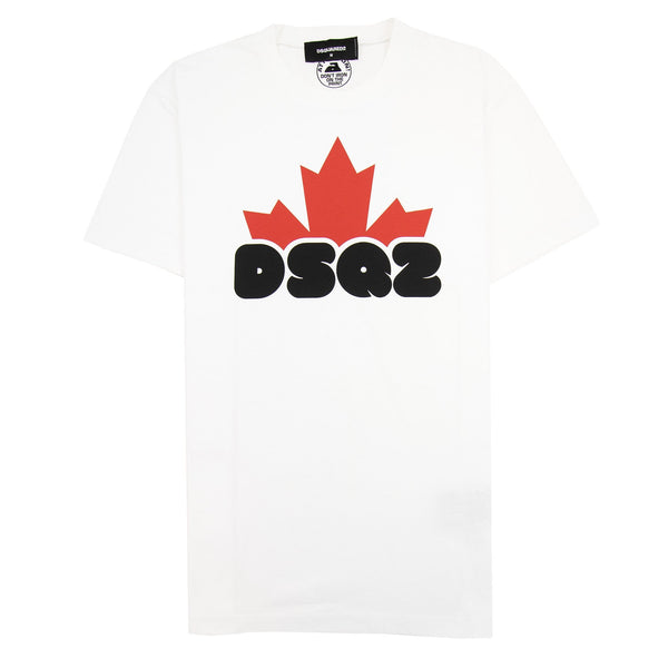 Dsquared2 Dsq2 Logo Print Cool T Shirt White 100 | ONU – Onu
