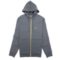 Hugo Boss Saggy 1 Embroidered Logo Zip Up Sweatshirt Dark Grey 027