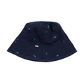 Hugo Boss Kids' Reversible Logo Hat Navy