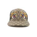 Gucci Tiger Mesh Monogram Cap Beige