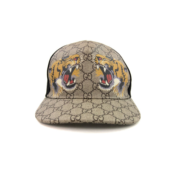 GUCCI Tiger マルチカラー　CAP 帽子 Gucci Tiger Mesh Monogram Cap Beige | ONU – Onu
