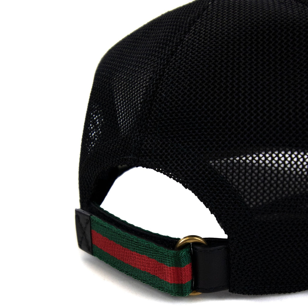 Gucci Tiger Mesh Monogram Cap Beige