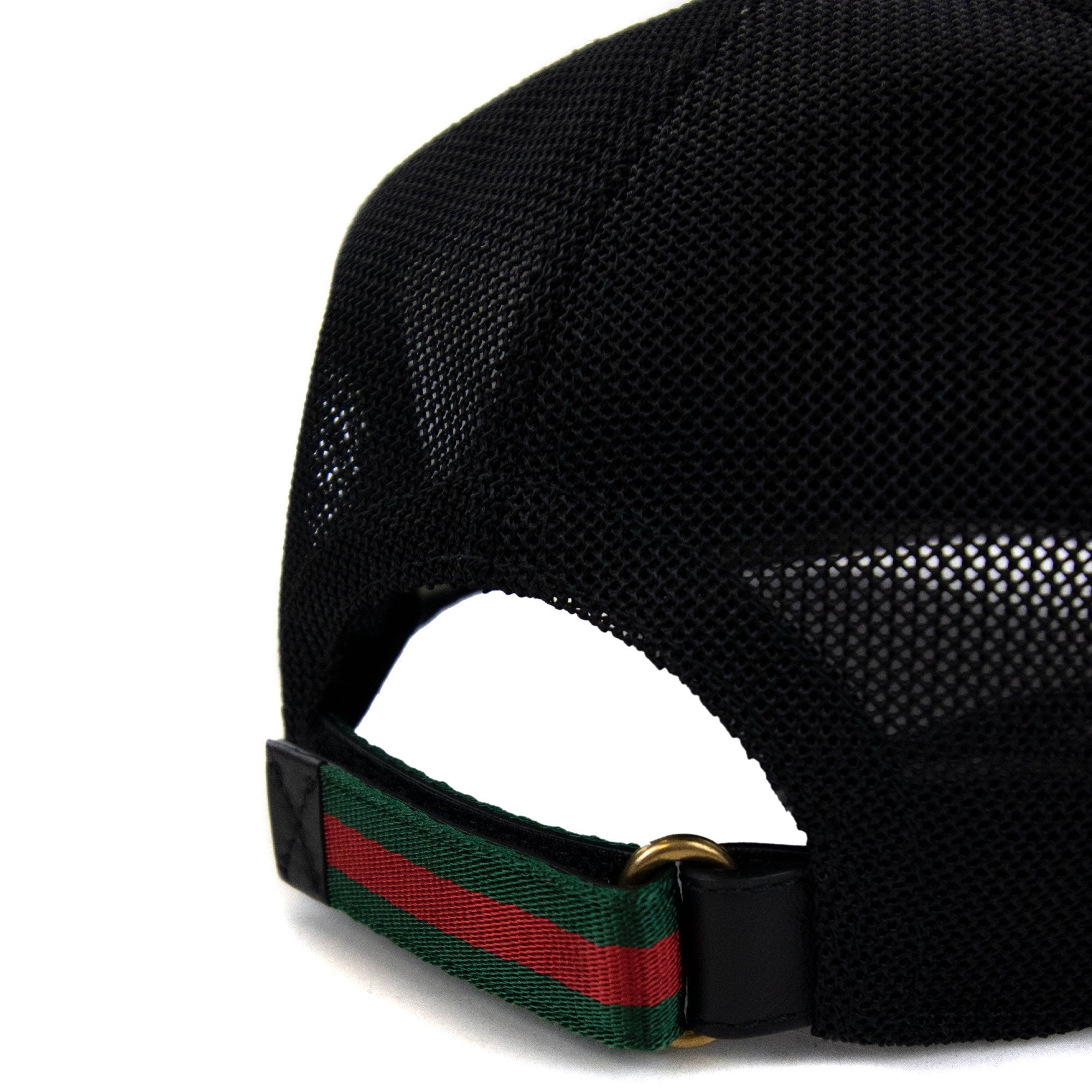 Gucci Tiger Mesh Monogram Cap Beige