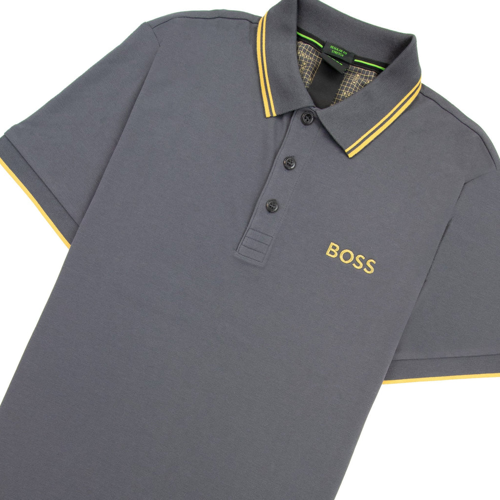 Hugo Boss Paddy Pro Regular Fit Polo Dark Grey 027