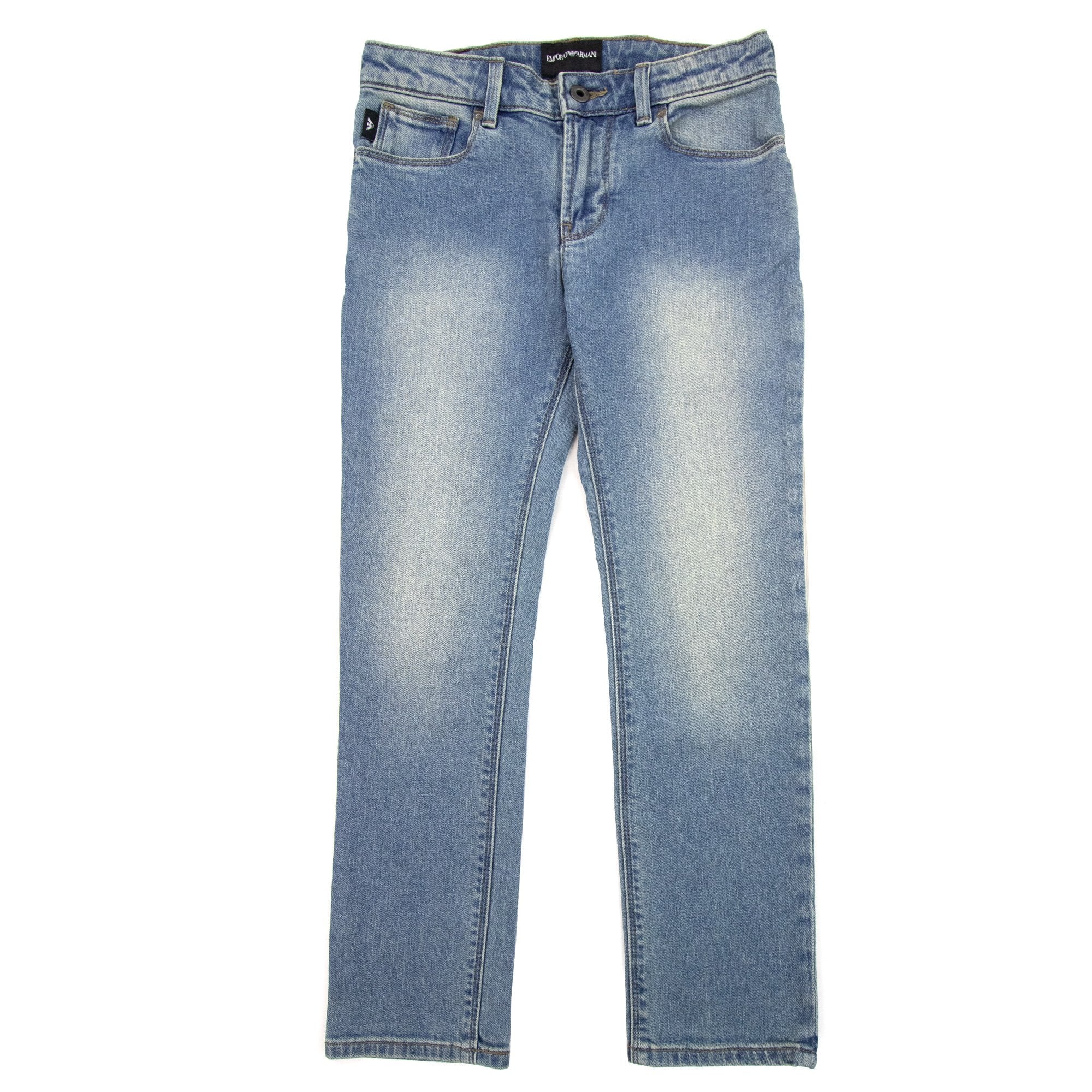 Emporio Armani Jnr Eagle 5 Pocket Jean Denim