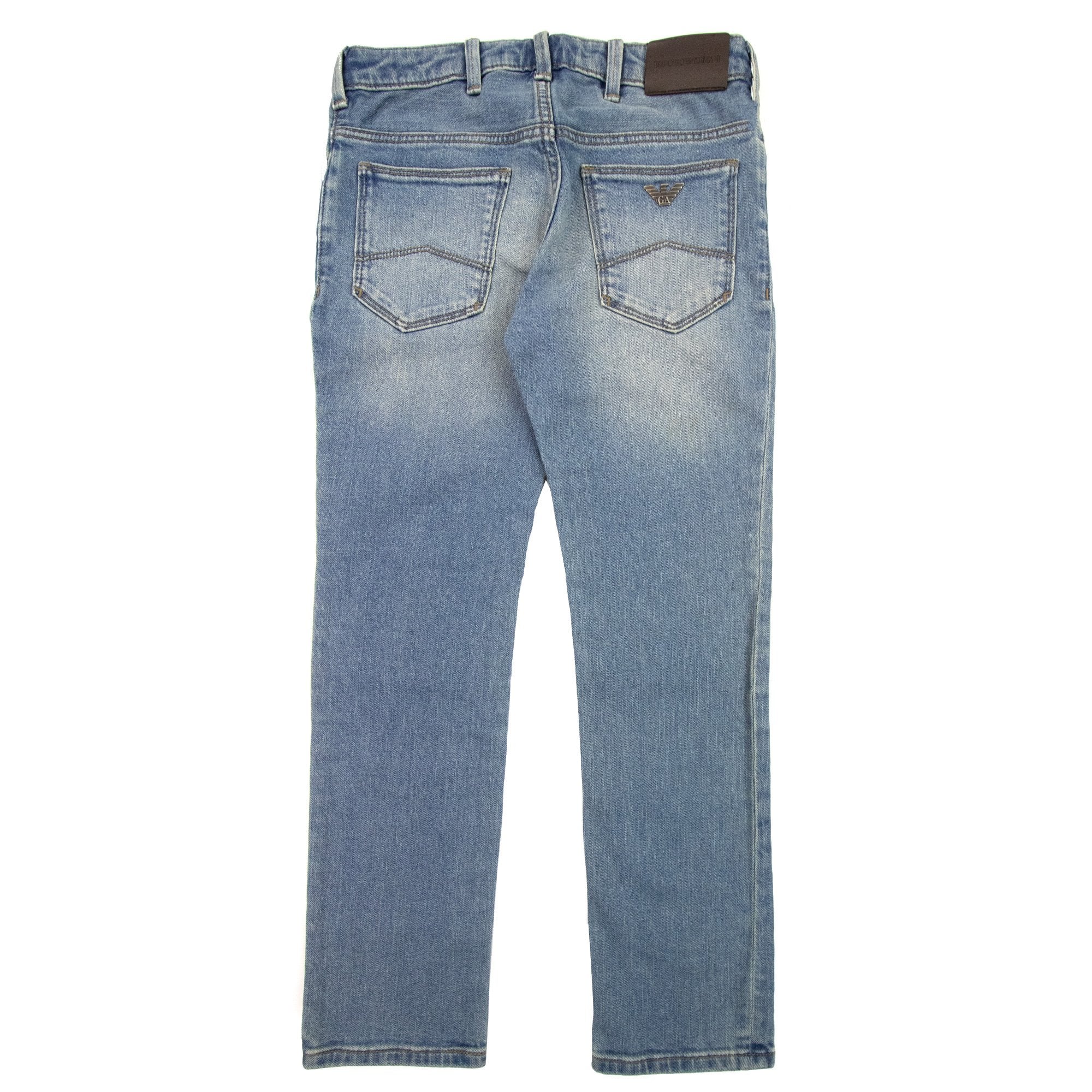 Emporio Armani Jnr Eagle 5 Pocket Jean Denim