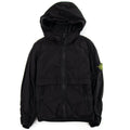 Stone Island Junior 40132 Nylon Metal Zip Hooded Jacket Black V0029