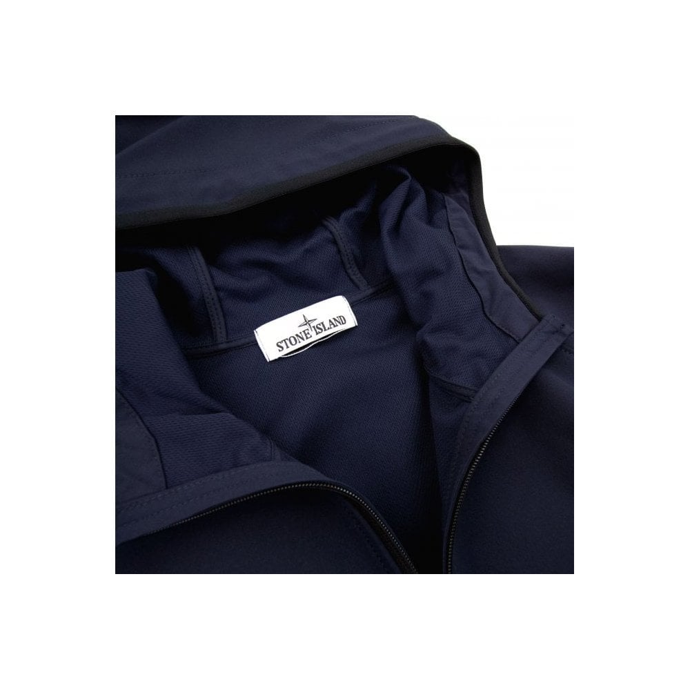 Stone Island 540927 R-e-dye Technology Light Soft Shell Jacket Navy V0020