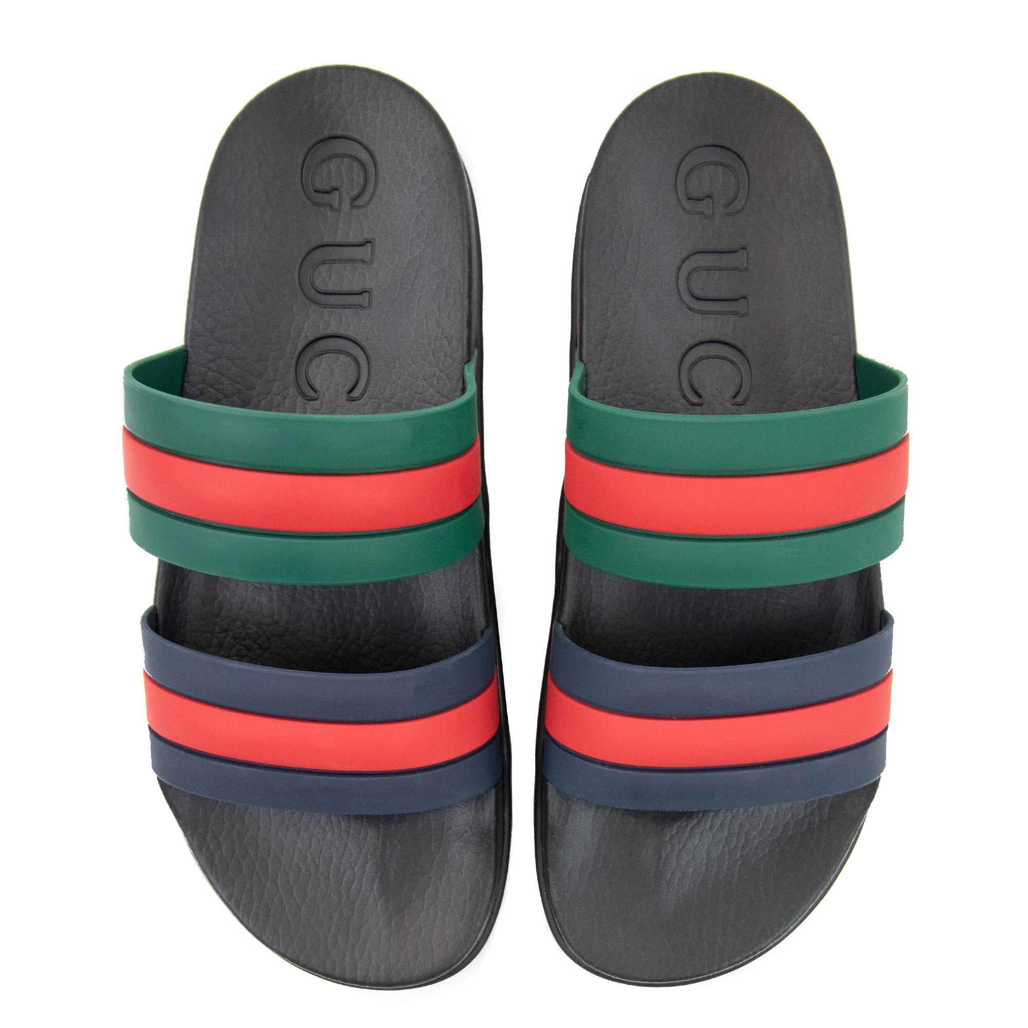 Gucci Agrado Grg Rubber Slider Black 8499