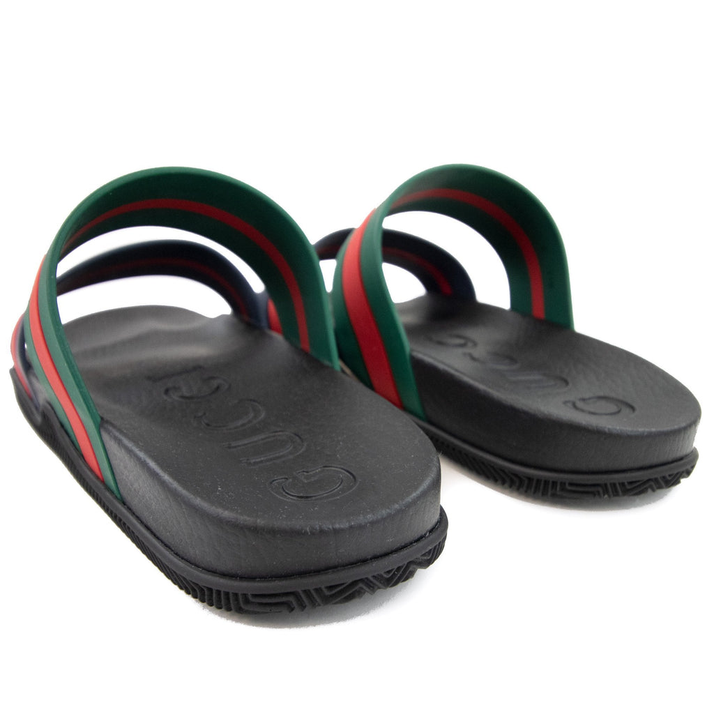 Gucci Agrado Grg Rubber Slider Black 8499