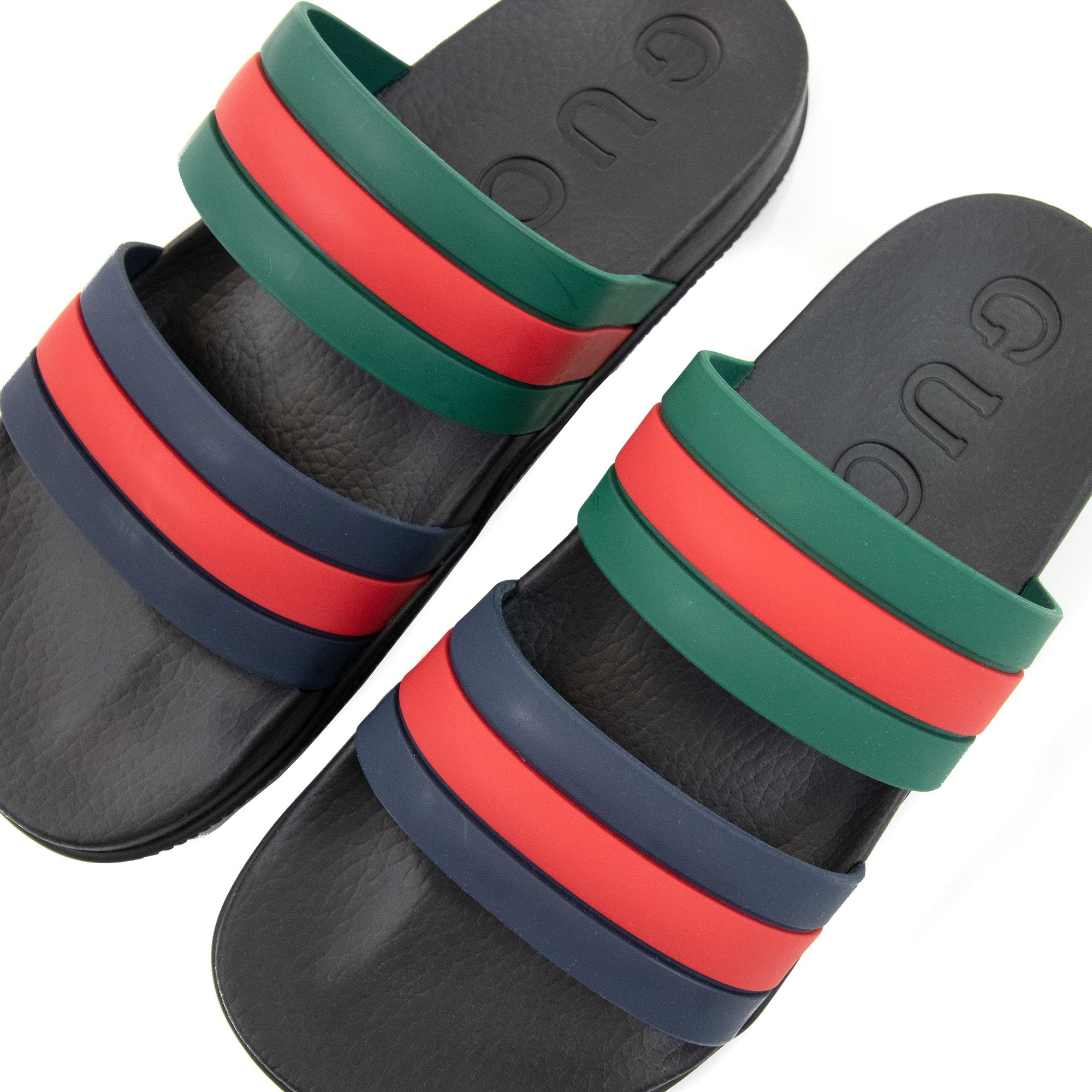 Gucci Agrado Grg Rubber Slider Black 8499