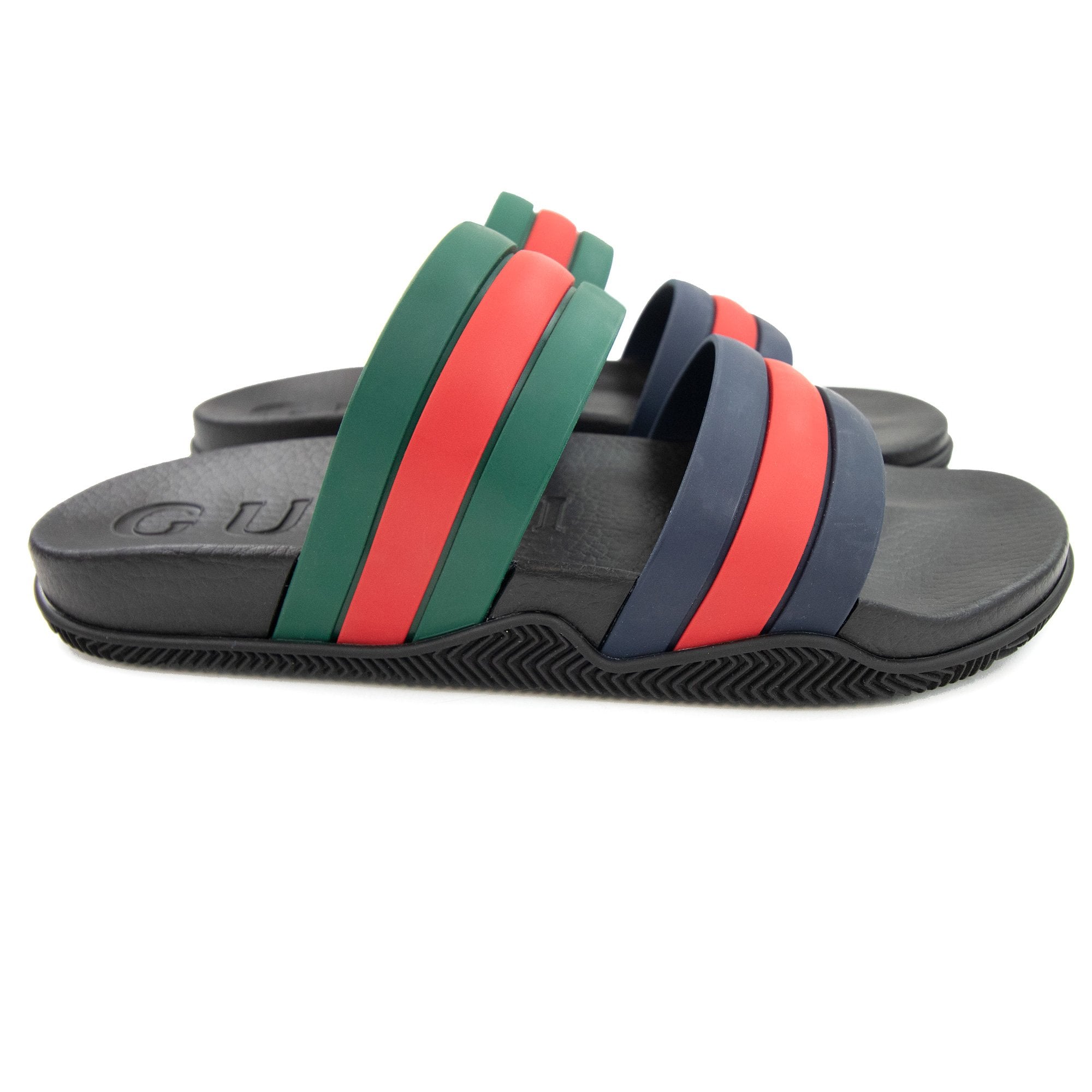 Gucci Agrado Grg Rubber Slider Black 8499