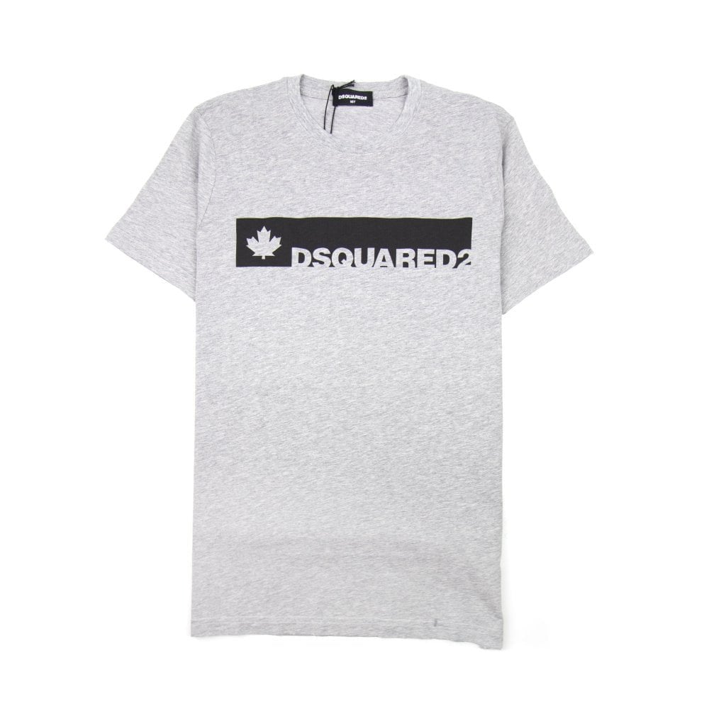 Dsqaured2 Kids Bar Short Sleeve T-shirt Grey