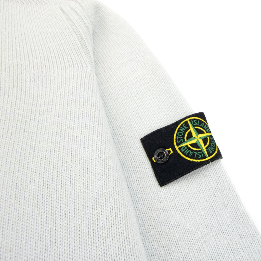 Stone Island Knitted Wool Sweater Light Green V0064