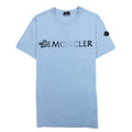 Moncler Logo S/s T Shirt Powder Blue 715