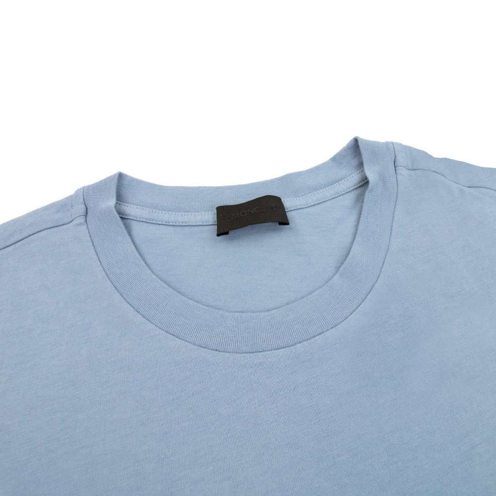 Moncler Logo S/s T Shirt Powder Blue 715