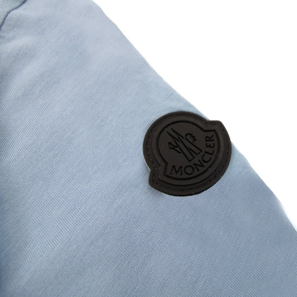 Moncler Logo S/s T Shirt Powder Blue 715
