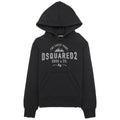 Dsqaured2 Kids The Caten Peak Hoodied Sweatshirt Black