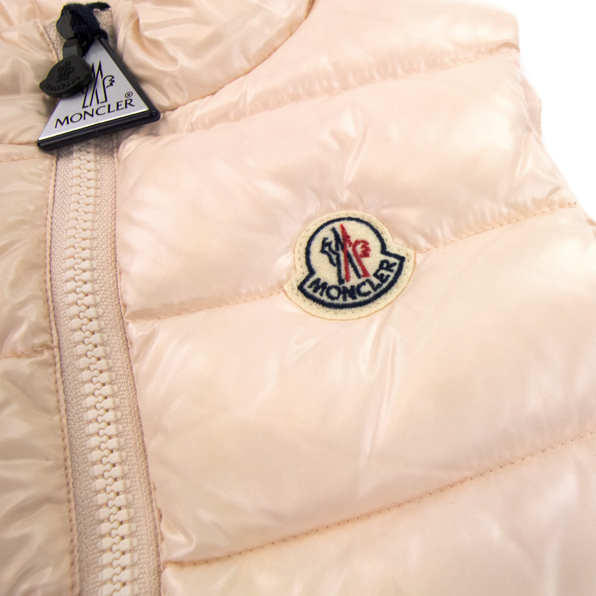 Moncler Junior Ghany Down Gilet Light Pink 529