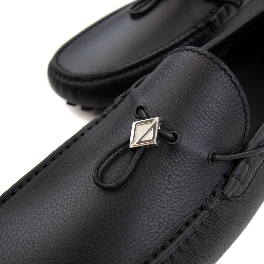Christian Dior Odeon Driver Grained Calfskin Loafer Black 900