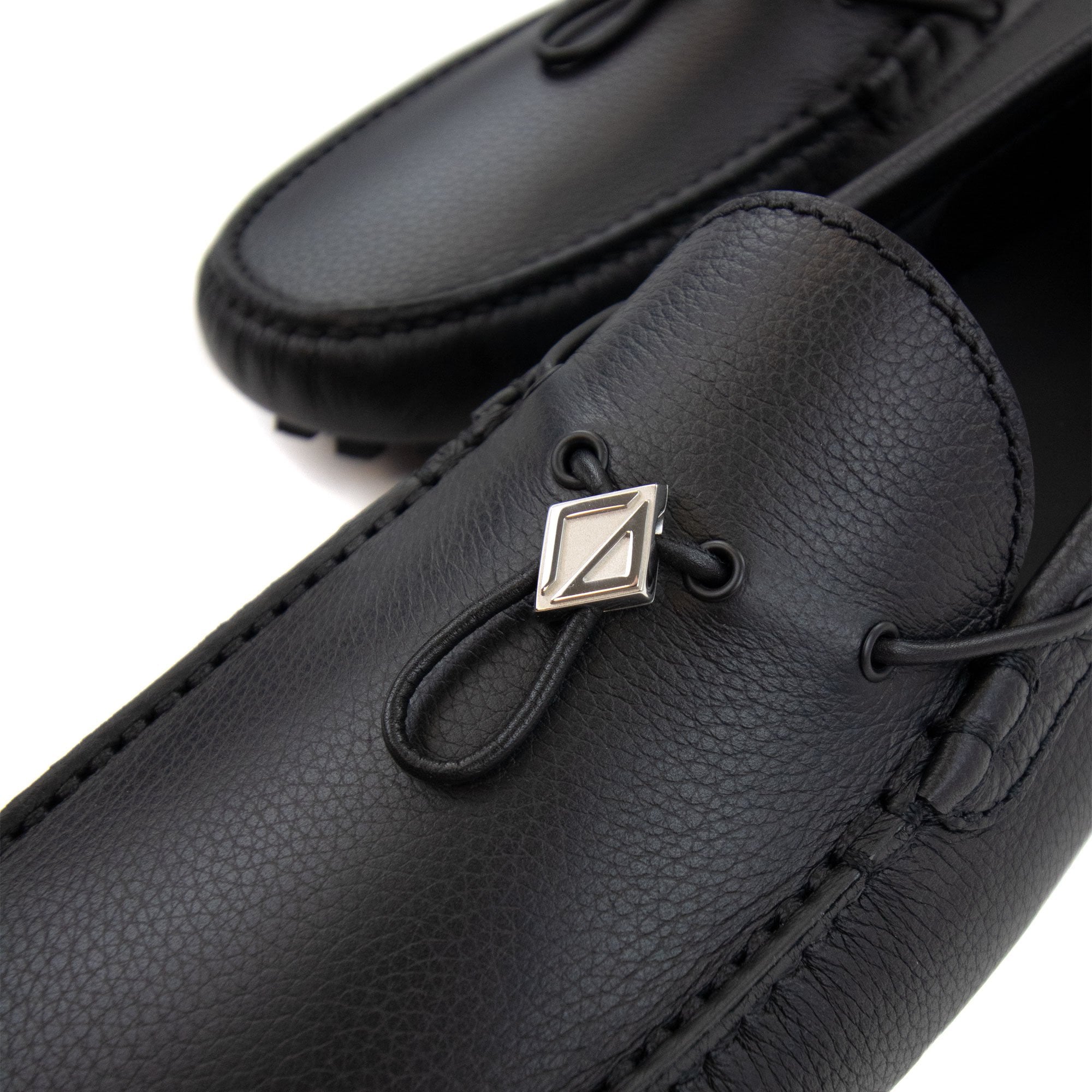 Christian Dior Odeon Driver Grained Calfskin Loafer Black 900