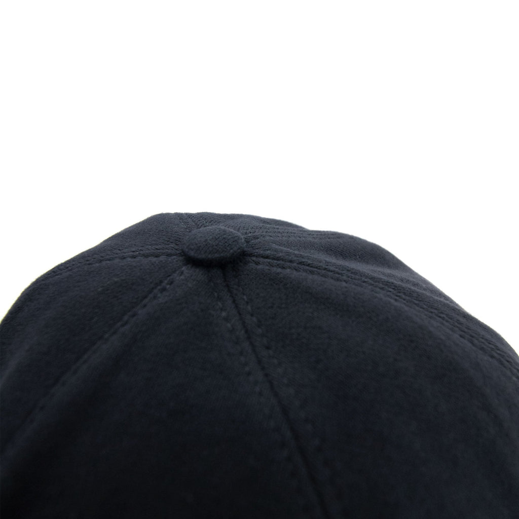 Moncler Logo Fleece Baseball Cap Navy 778
