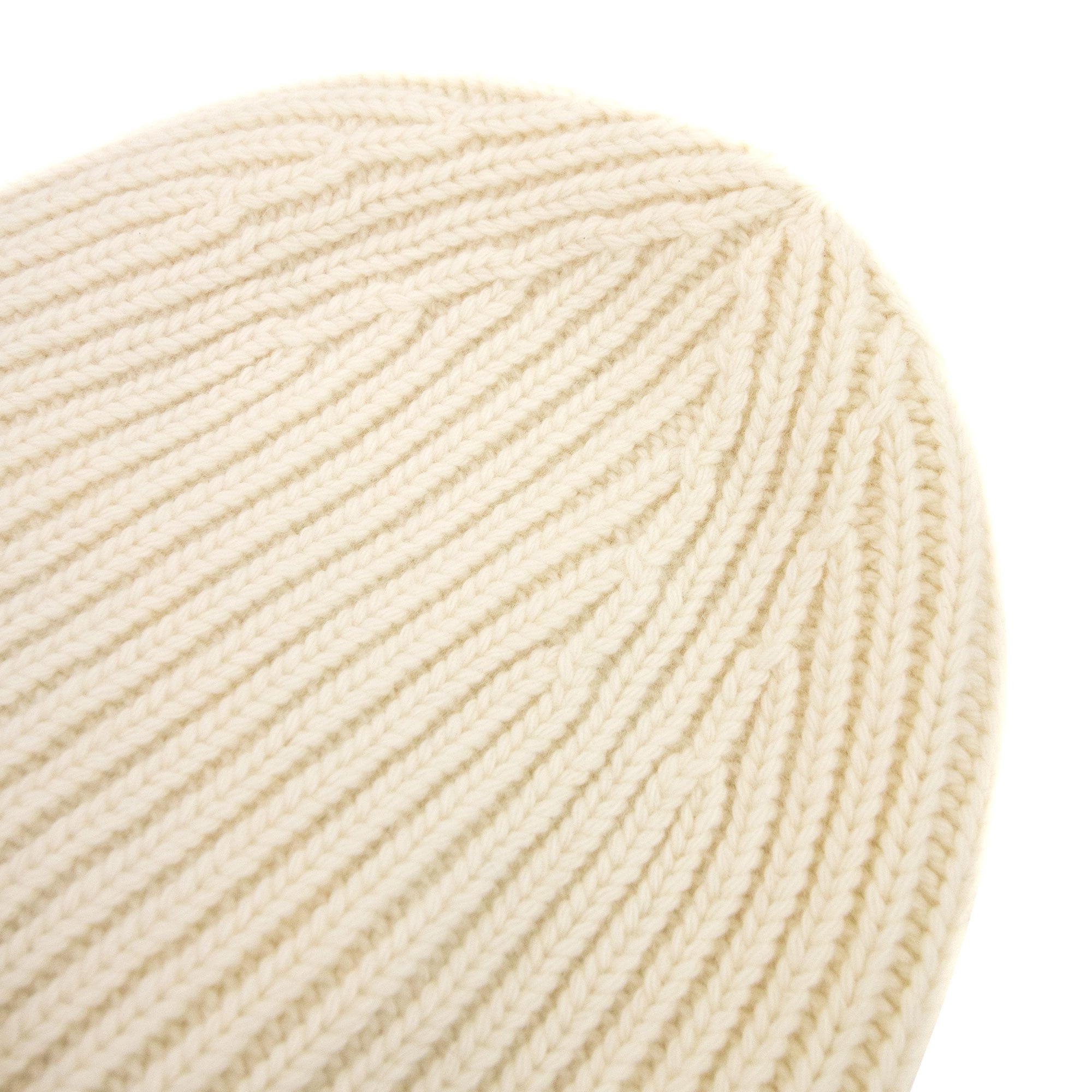 Moncler Berretto Tricot Wool Knitted Beanie Off White 035