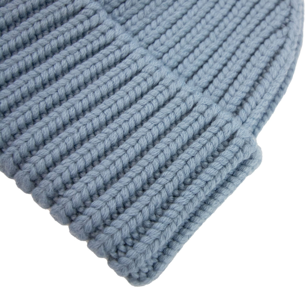 Moncler Berretto Tricot Knitted Beanie Powder Blue 715