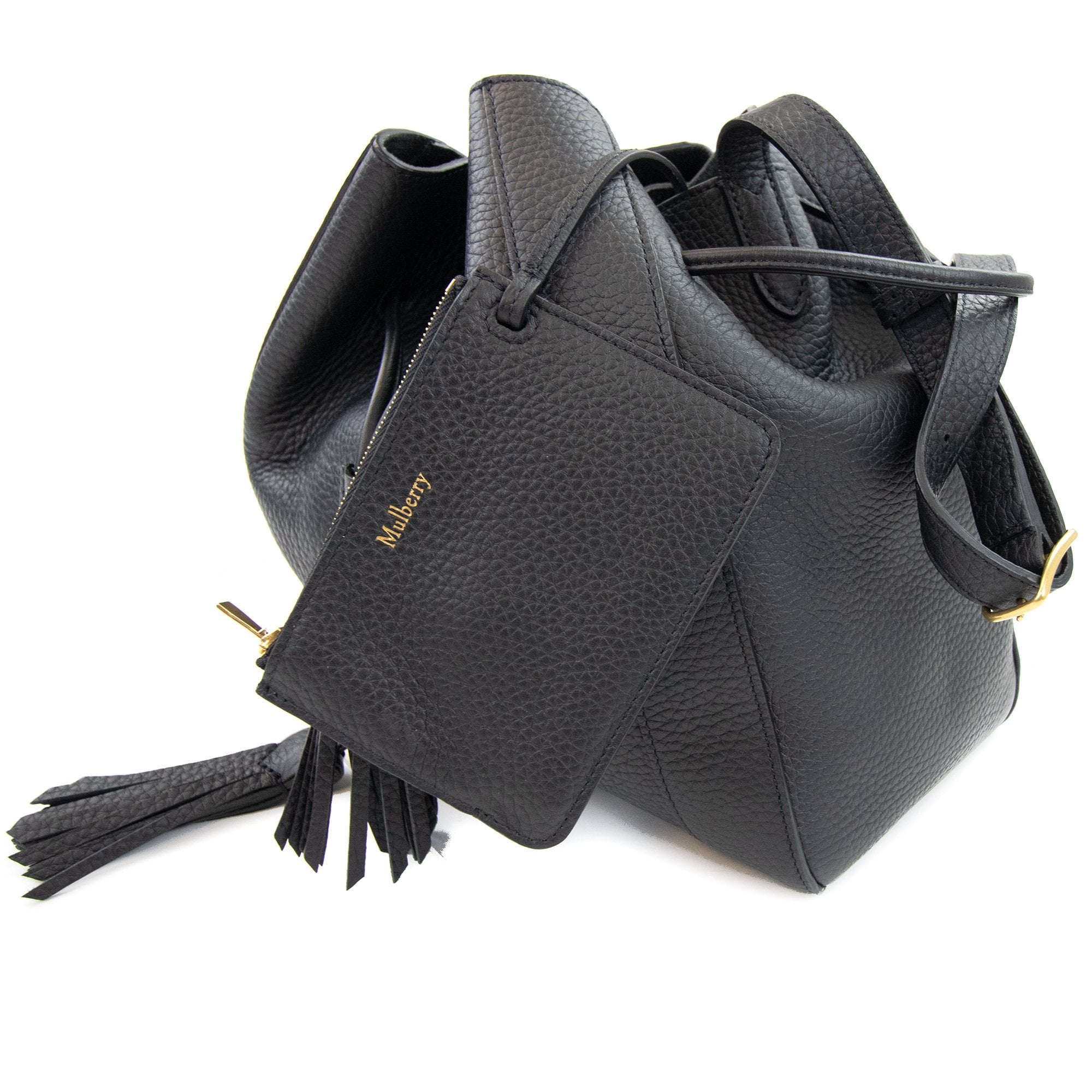 Mulberry Smallmillie Tote Shoulder Bag A100 Black
