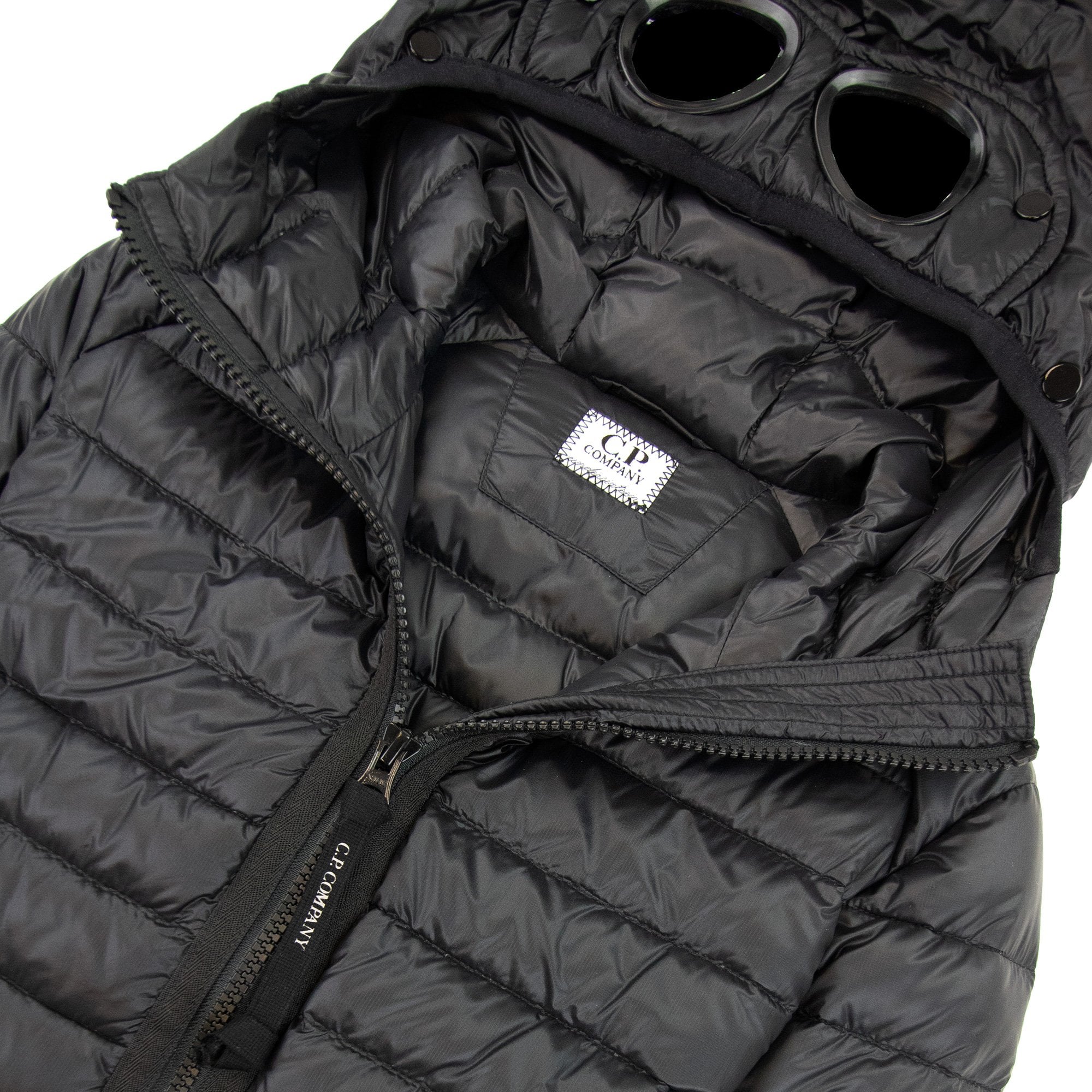 Cp Company Undersixteen Down Filled Goggle Jacke Black 999