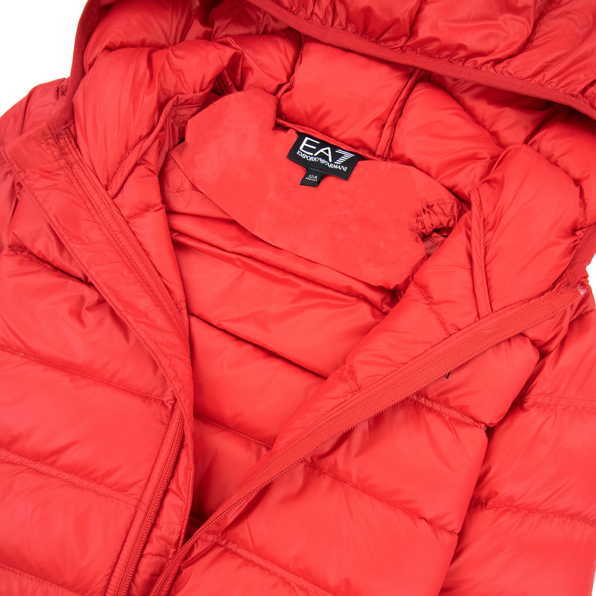 Ea7 Junior Puffa Jacket Red/black