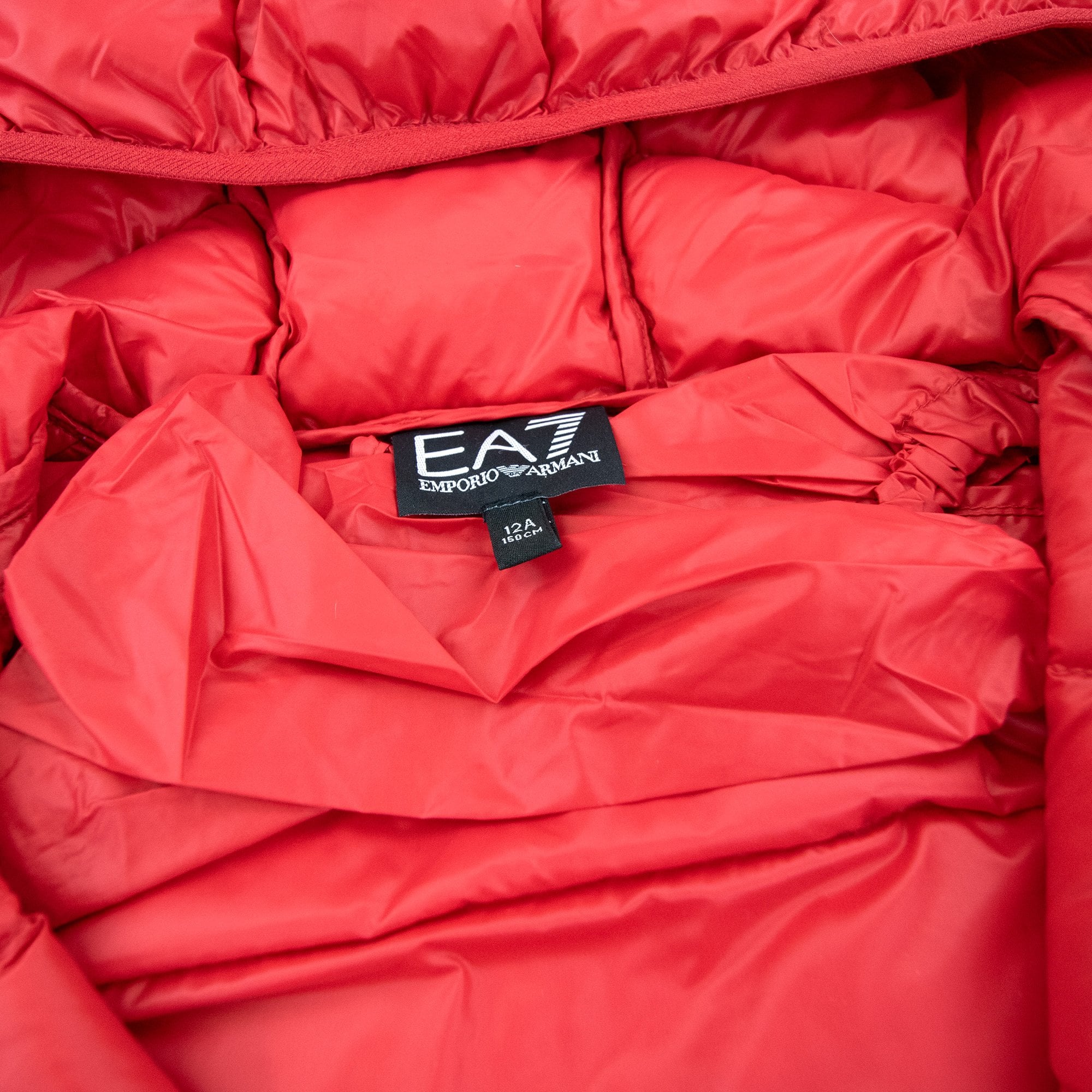 Ea7 Junior Puffa Jacket Red/black